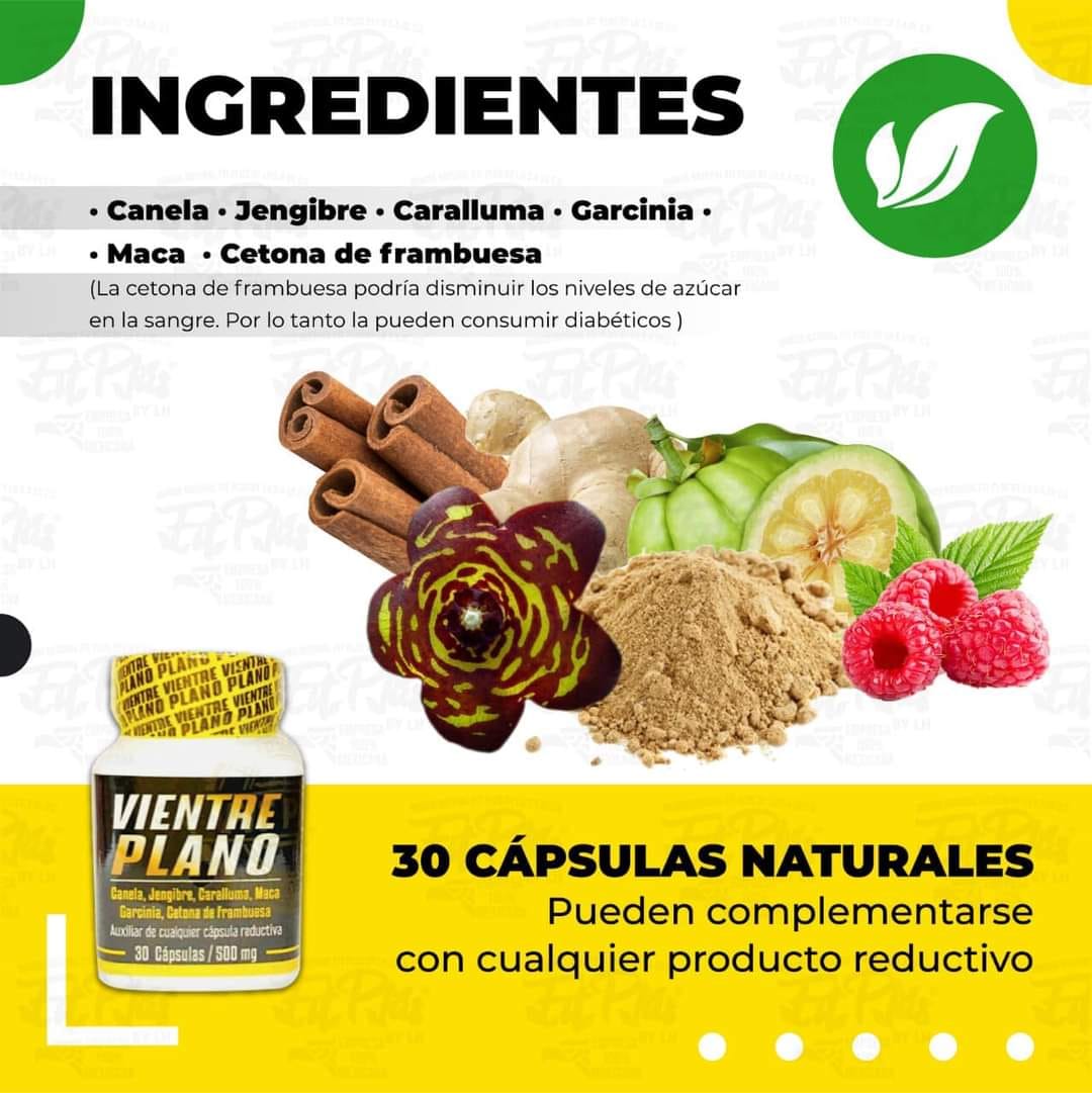 Vientre Plano Cápsulas | Suplemento natural FitPlus